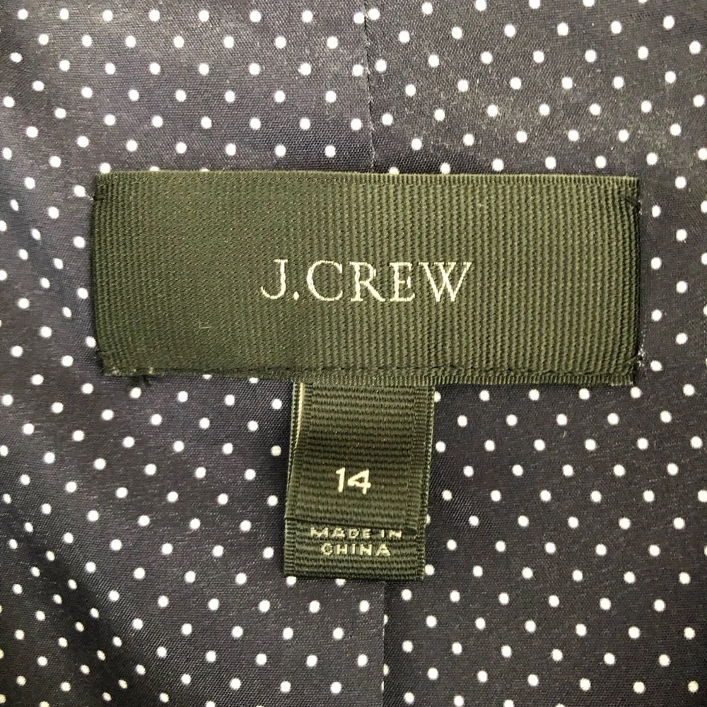 J. Crew Black Shawl Collar Single-Button Blazer
